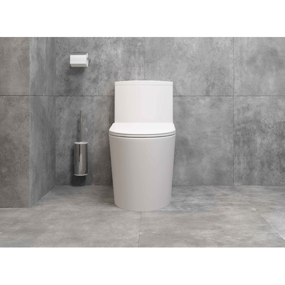 Унитаз-моноблок безободковый EvaGold EG050008 с тонкой крышкой микролифт - 5 Унитаз-моноблок безободковый EvaGold EG050008 с тонкой крышкой микролифт фото 5