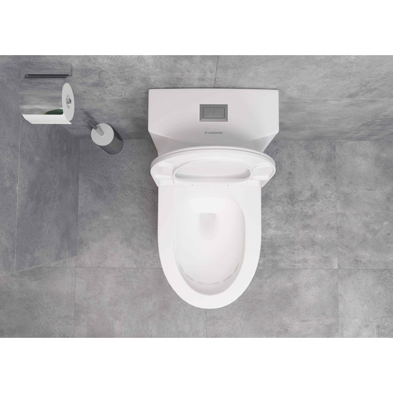 Унитаз-моноблок безободковый EvaGold EG050008 с тонкой крышкой микролифт - 7 Унитаз-моноблок безободковый EvaGold EG050008 с тонкой крышкой микролифт фото 7