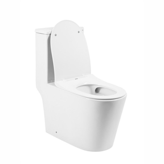 Унитаз-моноблок безободковый EvaGold EG050011 с тонкой крышкой микролифт - 10 Унитаз-моноблок безободковый EvaGold EG050011 с тонкой крышкой микролифт фото 10