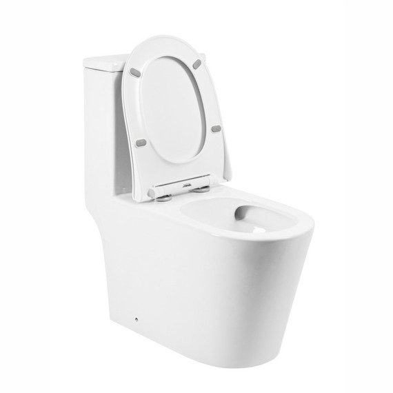 Унитаз-моноблок безободковый EvaGold EG050011 с тонкой крышкой микролифт - 11 Унитаз-моноблок безободковый EvaGold EG050011 с тонкой крышкой микролифт фото 11