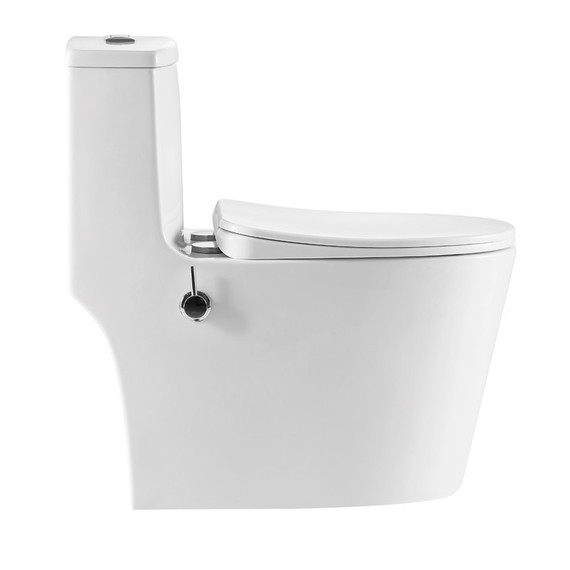 Унитаз-моноблок безободковый с функцией биде EvaGold EG050014 с тонкой крышкой микролифт - 2 Унитаз-моноблок безободковый с функцией биде EvaGold EG050014 с тонкой крышкой микролифт фото 2