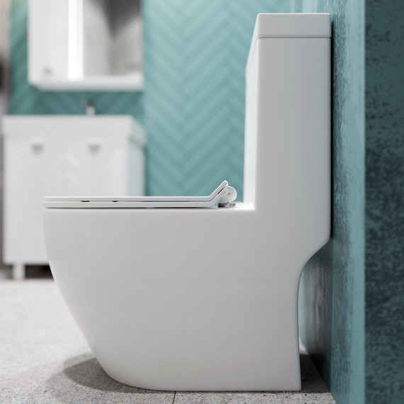 Унитаз-моноблок безободковый EvaGold EG050017 с тонкой крышкой микролифт - 9 Унитаз-моноблок безободковый EvaGold EG050017 с тонкой крышкой микролифт фото 9