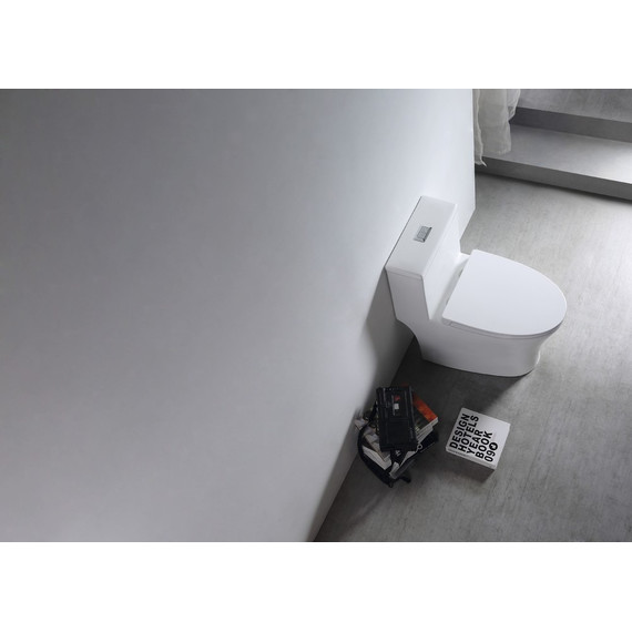 Унитаз-моноблок безободковый EvaGold EG050023 с тонкой крышкой микролифт - 3 Унитаз-моноблок безободковый EvaGold EG050023 с тонкой крышкой микролифт фото 3