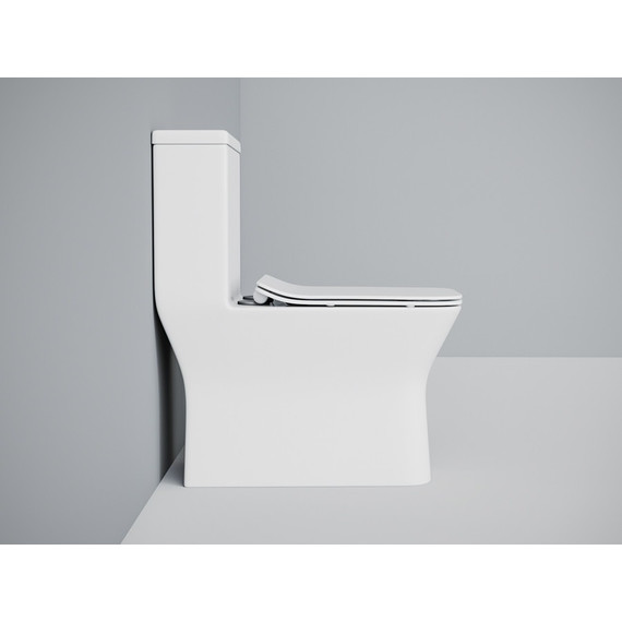 Унитаз-моноблок EvaGold EG050027 с тонкой крышкой микролифт фото 5