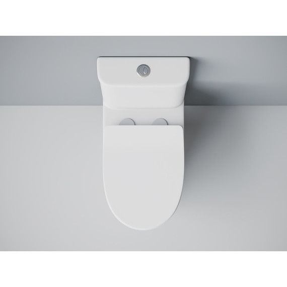 Унитаз-моноблок безободковый EvaGold EG050030 с тонкой крышкой микролифт - 2 Унитаз-моноблок безободковый EvaGold EG050030 с тонкой крышкой микролифт фото 2