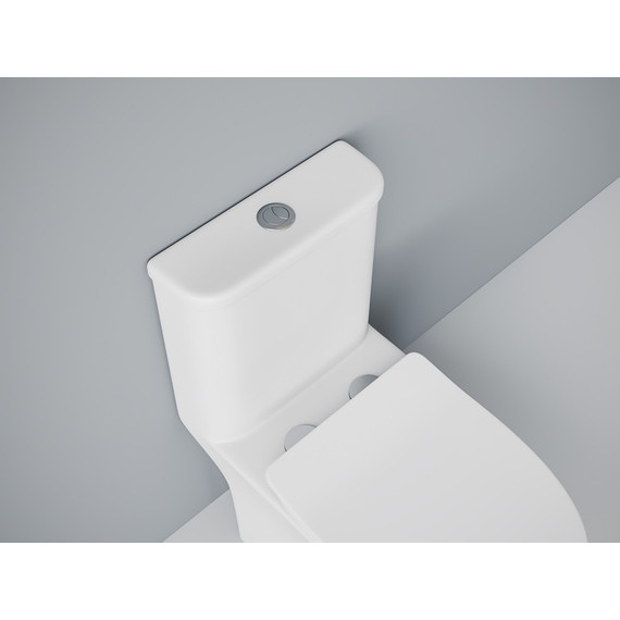 Унитаз-моноблок безободковый EvaGold EG050030 с тонкой крышкой микролифт - 7 Унитаз-моноблок безободковый EvaGold EG050030 с тонкой крышкой микролифт фото 7