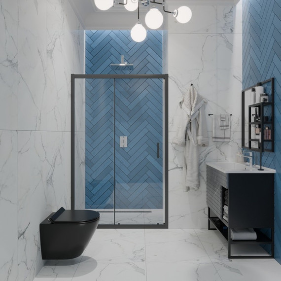 Унитаз подвесной безободковый EvaGold EG070003 с тонкой крышкой микролифт, чёрный матовый - 8 Унитаз подвесной безободковый EvaGold EG070003 с тонкой крышкой микролифт, чёрный матовый фото 8