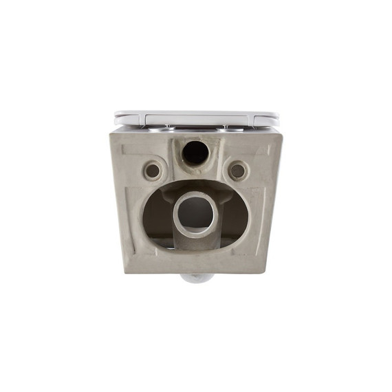 Унитаз подвесной безободковый EvaGold EG070006 с тонкой крышкой микролифт - 4 Унитаз подвесной безободковый EvaGold EG070006 с тонкой крышкой микролифт фото 4