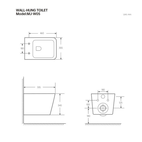 Унитаз подвесной безободковый EvaGold EG070009 с тонкой крышкой микролифт, чёрный матовый - 4 Унитаз подвесной безободковый EvaGold EG070009 с тонкой крышкой микролифт, чёрный матовый фото 4