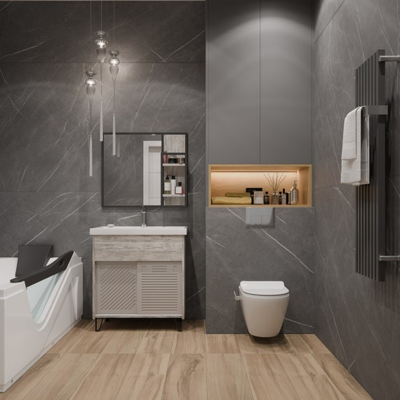 Унитаз-биде подвесной безободковый EvaGold EG070012 с тонкой крышкой микролифт - 2 Унитаз-биде подвесной безободковый EvaGold EG070012 с тонкой крышкой микролифт фото 2