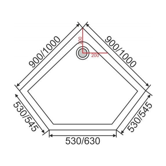 Поддон акриловый EvaGold 100х100 см EG230001 - 2 Поддон акриловый EvaGold 100х100 см EG230001 фото 2