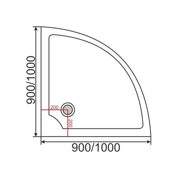 Поддон акриловый EvaGold 100х100 см EG230005 - 2 Поддон акриловый EvaGold 100х100 см EG230005 фото 2