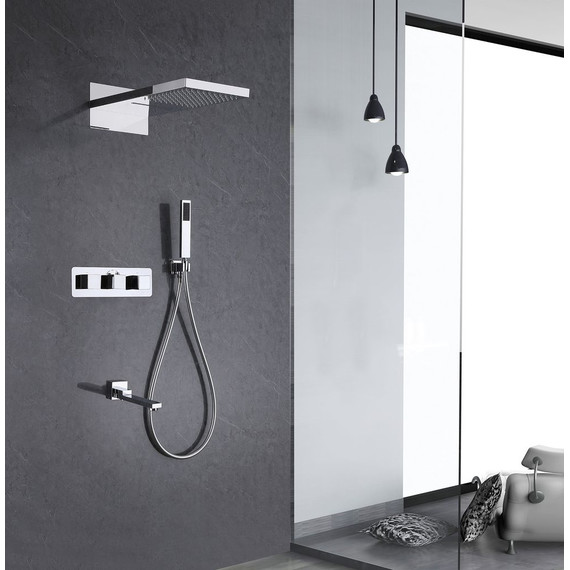 Душевая система для ванны с термостатом Abber Daheim AF8253 фото 2