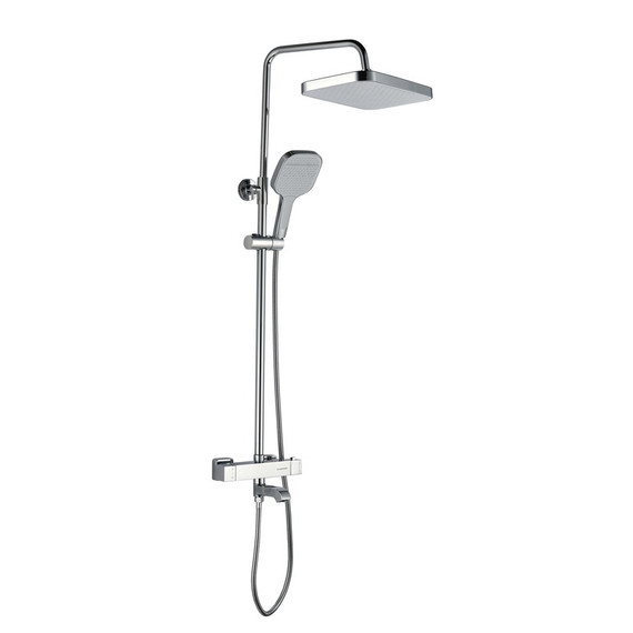 Душевая стойка c термостатом EvaGold Congo EG400044 -  Душевая стойка c термостатом EvaGold Congo EG400044 фото