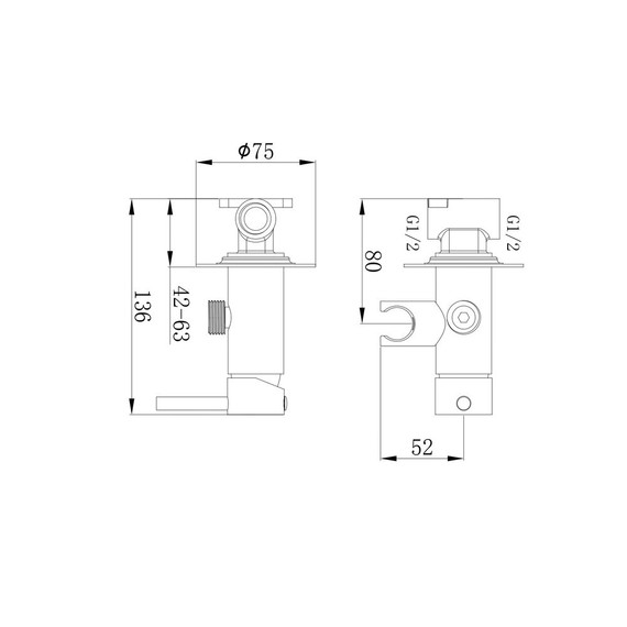 Набор для гигиенического душа EvaGold Moonlight EG400055 - 2 Набор для гигиенического душа EvaGold Moonlight EG400055 фото 2