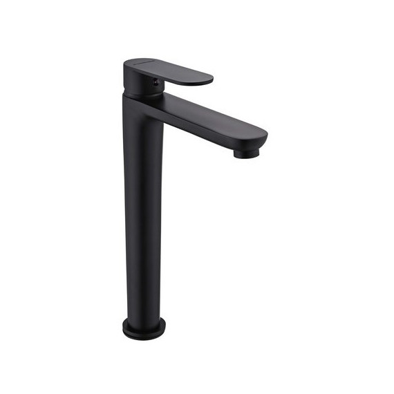 Смеситель для раковины высокий EvaGold Queens EG400065, чёрный матовый -  Смеситель для раковины высокий EvaGold Queens EG400065, чёрный матовый фото