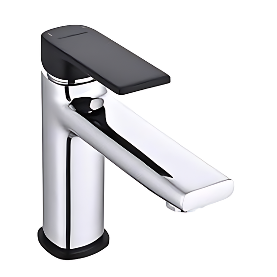 Смеситель для раковины EvaGold Duo EG400068, хром/чёрный матовый -  Смеситель для раковины EvaGold Duo EG400068, хром/чёрный матовый фото