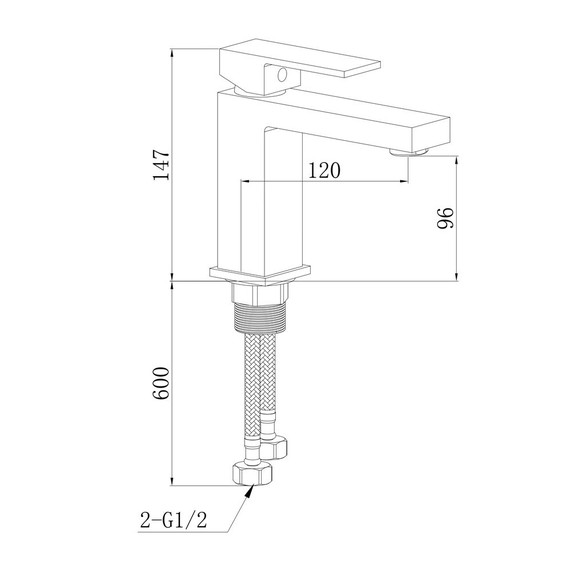 Смеситель для раковины EvaGold Tai EG400084 - 7 Смеситель для раковины EvaGold Tai EG400084 фото 7