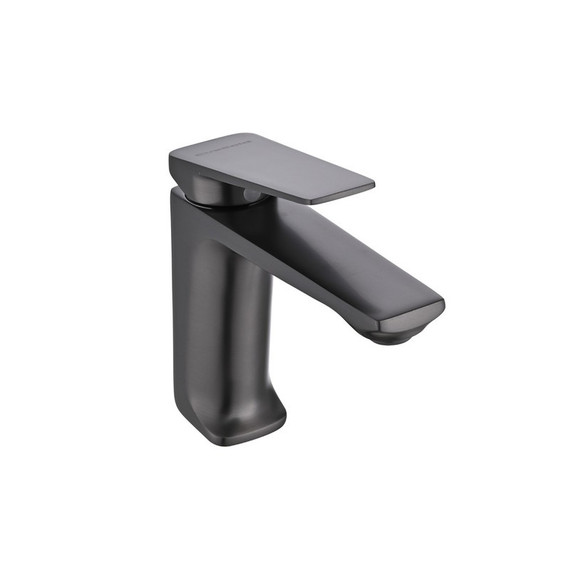 Смеситель для раковины EvaGold Vesta EG400086, оружейная сталь -  Смеситель для раковины EvaGold Vesta EG400086, оружейная сталь фото