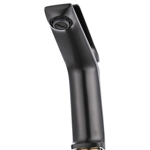 Смеситель для раковины EvaGold Vesta EG400086, оружейная сталь - 5 Смеситель для раковины EvaGold Vesta EG400086, оружейная сталь фото 5