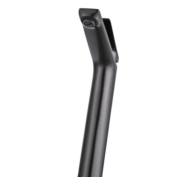 Смеситель для раковины высокий EvaGold Vesta EG400087, оружейная сталь - 3 Смеситель для раковины высокий EvaGold Vesta EG400087, оружейная сталь фото 3