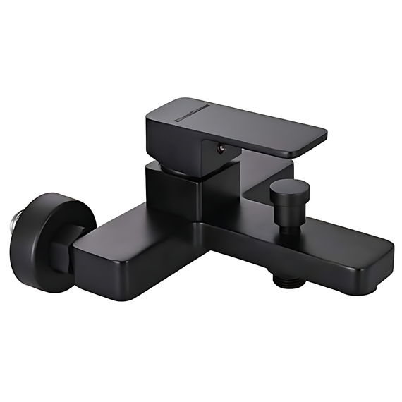 Смеситель для ванны EvaGold Richard EG400092, чёрный матовый фото 