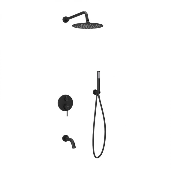 Душевая система для душа Sancos Select SC3004MB, чёрный матовый фото 2