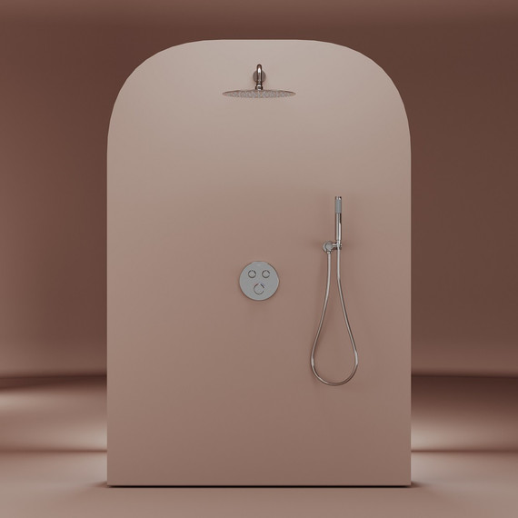 Душевая система для душа с термостатом Sancos Link SC3005CH фото 