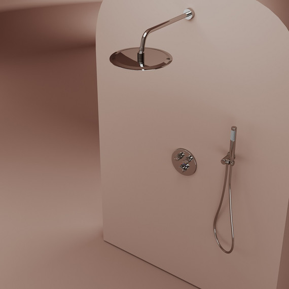 Душевая система для душа с термостатом Sancos Link SC3005CH фото 3