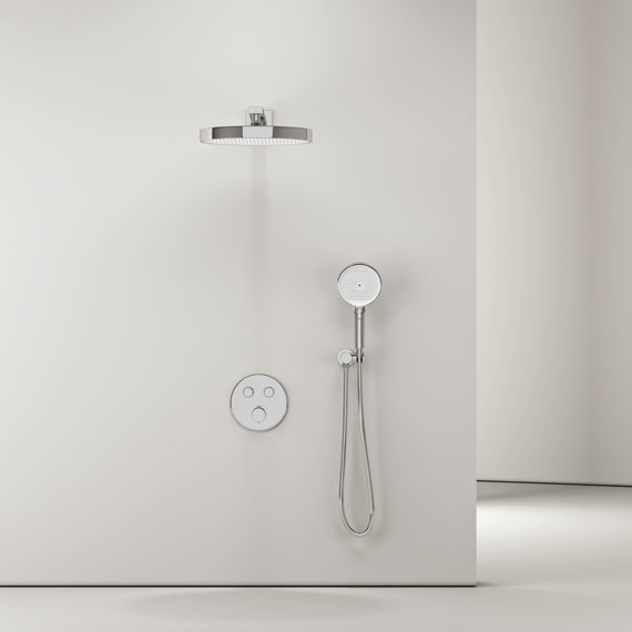 Душевая система для душа с термостатом Sancos Space SC3006CH фото 