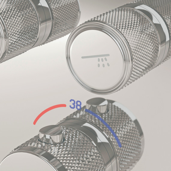 Душевая система для душа с термостатом Sancos Space SC3006CH фото 5