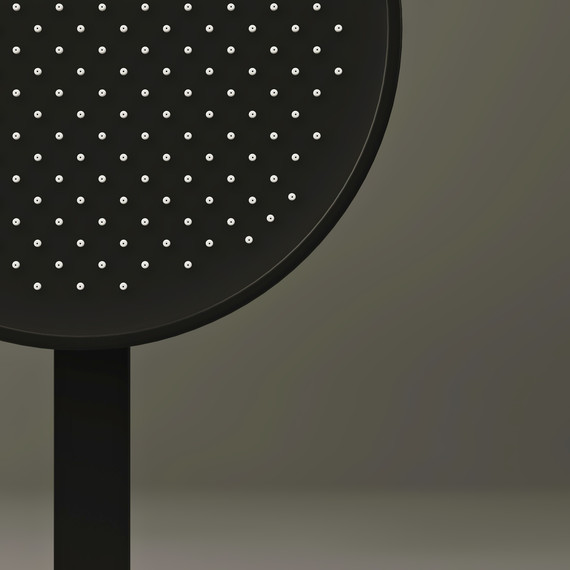 Душевая система для душа с термостатом Sancos Space SC3006MB, чёрный матовый фото 8