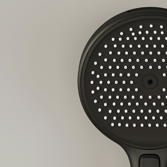 Душевая система для душа с термостатом Sancos Space SC3006MB, чёрный матовый фото 9