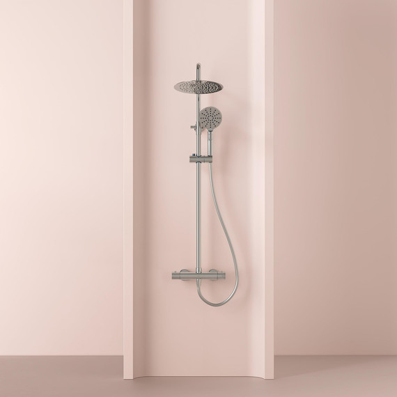 Душевая стойка с термостатом Sancos Kanedo SC7200CH - 9 Душевая стойка с термостатом Sancos Kanedo SC7200CH фото 9