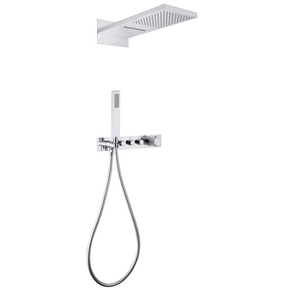 Душевая система для душа с термостатом Abber Rund AF8752 фото 
