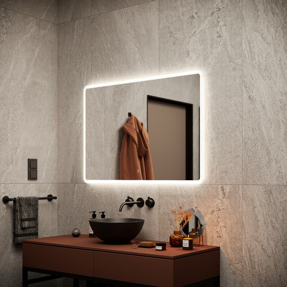 Зеркало Sancos Arcadia 100х70 см AR1000 - 3 Зеркало Sancos Arcadia 100х70 см AR1000 фото 3