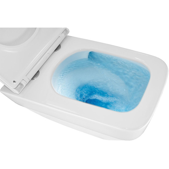 Унитаз подвесной безободковый Azario Moneo AZ-0062 UQ1 с тонкой крышкой микролифт (Система смыва торнадо) - 5 Унитаз подвесной безободковый Azario Moneo AZ-0062 UQ1 с тонкой крышкой микролифт (Система смыва торнадо) фото 5