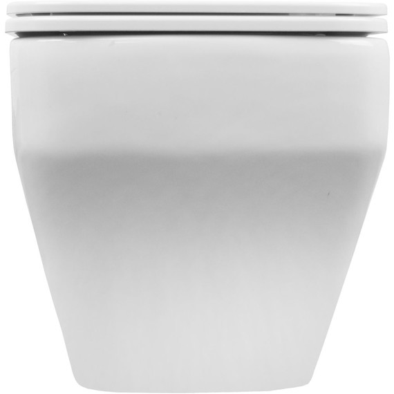 Унитаз подвесной безободковый Azario Moneo AZ-0062 UQ1 с тонкой крышкой микролифт (Система смыва торнадо) - 7 Унитаз подвесной безободковый Azario Moneo AZ-0062 UQ1 с тонкой крышкой микролифт (Система смыва торнадо) фото 7