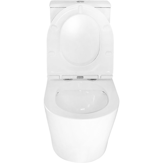 Унитаз-компакт безободковый Azario Lander AZ-1299A с тонкой крышкой микролифт - 11 Унитаз-компакт безободковый Azario Lander AZ-1299A с тонкой крышкой микролифт фото 11