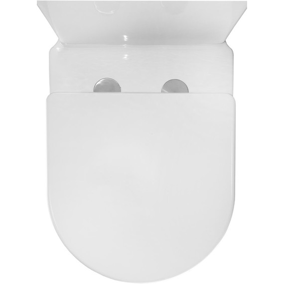 Унитаз-компакт безободковый Azario Lander AZ-1299A с тонкой крышкой микролифт - 13 Унитаз-компакт безободковый Azario Lander AZ-1299A с тонкой крышкой микролифт фото 13