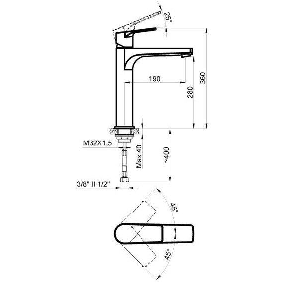 Набор смесителей 3 в 1 для ванны Azario Treya AZ-156805024+AZ-156845524+AZ-157820224, чёрный матовый - 8 Набор смесителей 3 в 1 для ванны Azario Treya AZ-156805024+AZ-156845524+AZ-157820224, чёрный матовый фото 8