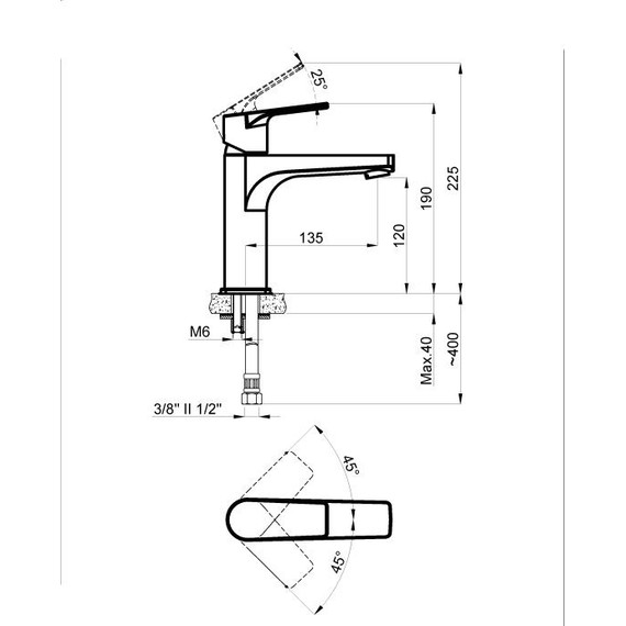 Набор смесителей 3 в 1 для ванны Azario Treya AZ-156805126+AZ-156845026+AZ-157820226, белый матовый фото 7