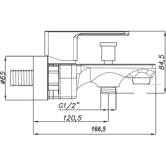 Набор смесителей 3 в 1 для ванны Azario Cadeo AZ-15940501+AZ-15944501+AZ-15782010 фото 6