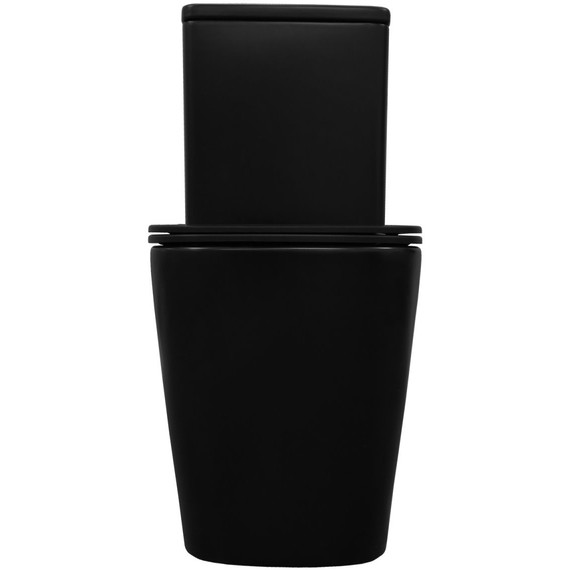 Унитаз-компакт безободковый Azario Black King AZ-8303-D с тонкой крышкой микролифт, чёрный матовый - 5 Унитаз-компакт безободковый Azario Black King AZ-8303-D с тонкой крышкой микролифт, чёрный матовый фото 5