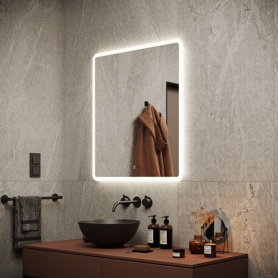 Зеркало Sancos Arcadia 70х80 см AR700 - 2 Зеркало Sancos Arcadia 70х80 см AR700 фото 2