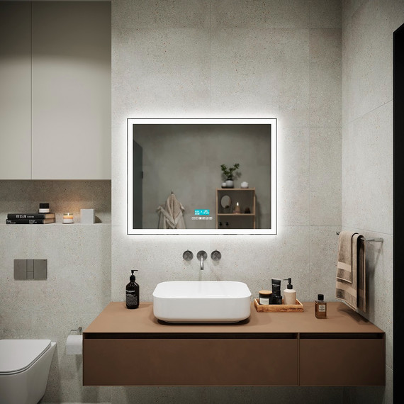 Зеркало Sancos City 2.0 90х70 см CI2.900 - 4 Зеркало Sancos City 2.0 90х70 см CI2.900 фото 4
