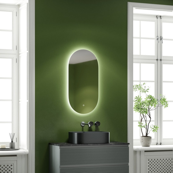 Зеркало Sancos Oval 45х90 см OV45C - 6 Зеркало Sancos Oval 45х90 см OV45C фото 6