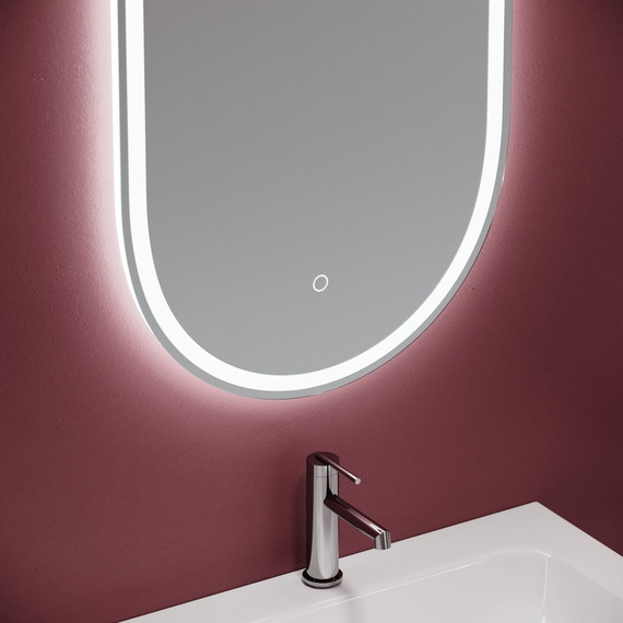 Зеркало Sancos Oval 55х105 см OV55F - 8 Зеркало Sancos Oval 55х105 см OV55F фото 8