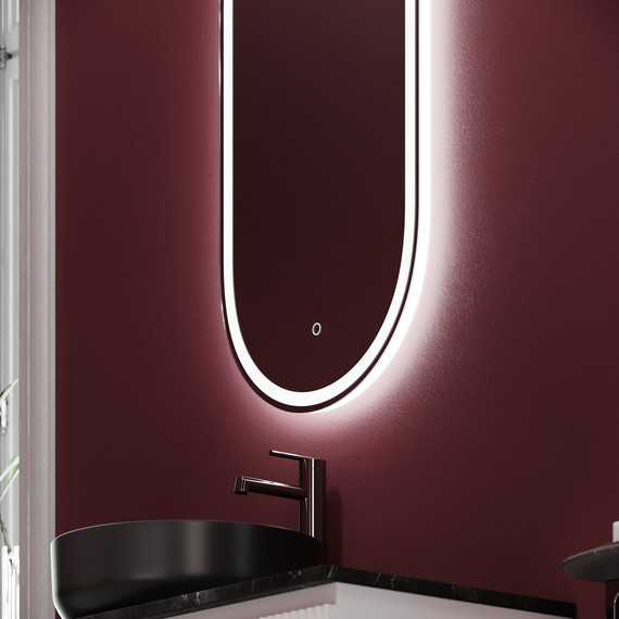 Зеркало Sancos Oval 45х90 см OV45F - 3 Зеркало Sancos Oval 45х90 см OV45F фото 3