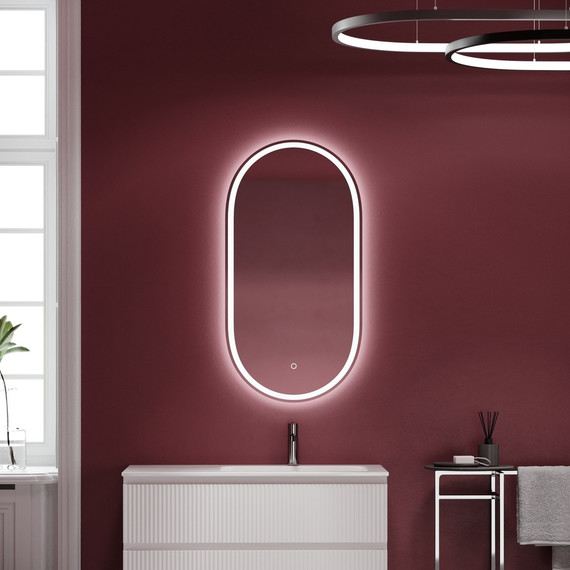 Зеркало Sancos Oval 55х105 см OV55F - 9 Зеркало Sancos Oval 55х105 см OV55F фото 9